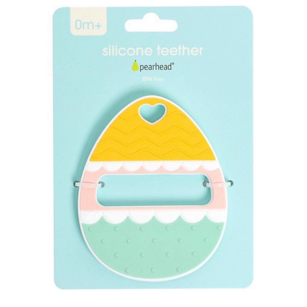 Pearhead silicone teether